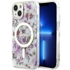 Guess GUHMP14MHCFWST iPhone 14 Plus/ 15 Plus 6.7 transparent hardcase Flower MagSafe